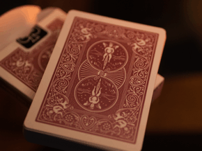 Bicycle Metallic Ruby Playing Cards