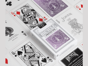 Bicycle Prototype (Purple MetalLuxe) Playing Cards by USPCC