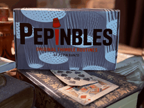Jeu de magie PÉPINBLES : routines originales avec un dé à coudre, parfait pour les magiciens.