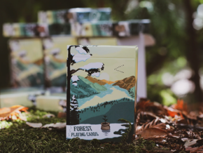 Orbit Forest Playing Cards – article de magie | Abracadabreizh