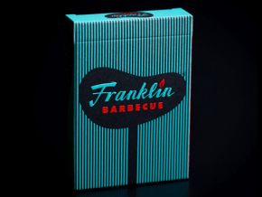 FRANKLIN BBQ RETRO BLACK PLAYING CARDS – article de magie | Abracadabreizh