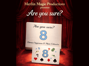 Carte avec chiffre 8 et jeu de cartes.