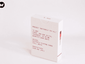 Room One X Butterfly Present Butterfly Try All Playing Cards (300G)