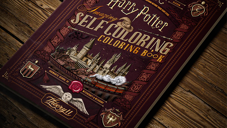 Harry Potter Self-Coloring Book by theory11 6 Harry Potter Self-Coloring Book by theory11 – Image 6