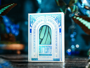 Prism Blue Morpho Playing Cards by TCC Fashion – article de magie | Abracadabreizh
