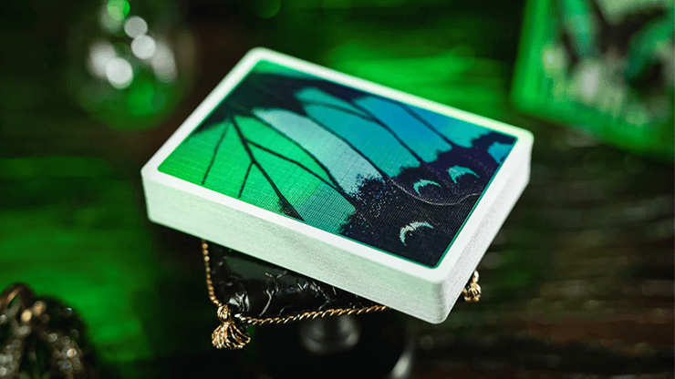 Emerald Green Morpho Playing Cards by TCC Fashion 2 Emerald Green Morpho Playing Cards by TCC Fashion – Image 2