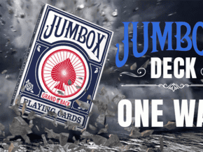 Jumbox One Way Deck (Blue) by Magic Dream – article de magie | Abracadabreizh