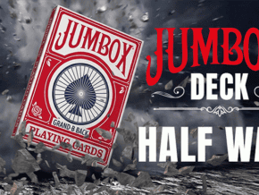 Jumbox Half Way Deck (Red) by Magic Dream – article de magie | Abracadabreizh