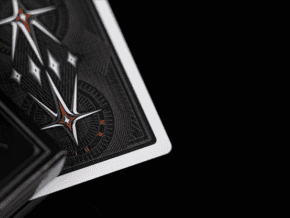 Mr. Black V1 (Black) Playing Cards