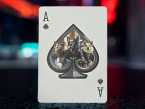 Biker Dogs Playing Cards by Collectable Playing Cards