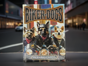Biker Dogs Playing Cards by Collectable Playing Cards – article de magie | Abracadabreizh