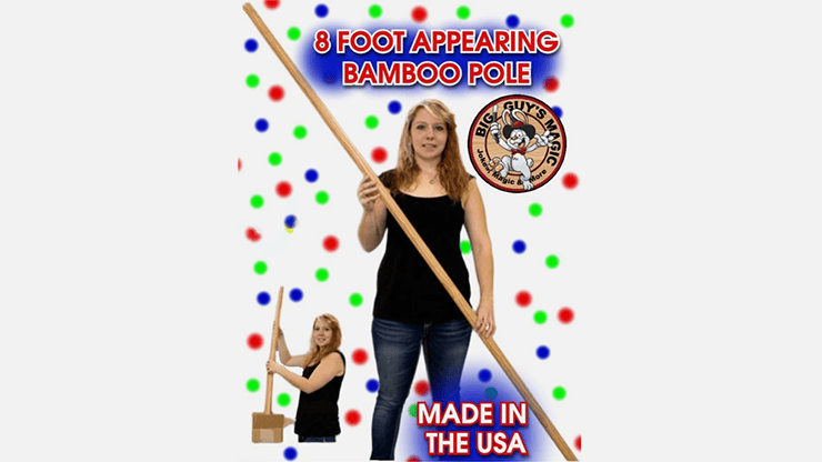 Appearing Bamboo Pole - 8 Feet By Big Guys Magic 3 Appearing Bamboo Pole - 8 Feet By Big Guys Magic – Image 3