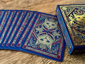 Neko Royal Blue Playing Cards