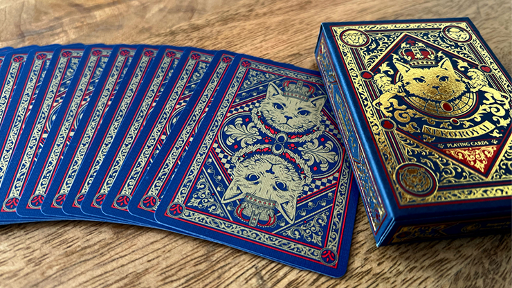 Neko Royal Blue Playing Cards 2 Neko Royal Blue Playing Cards – Image 2