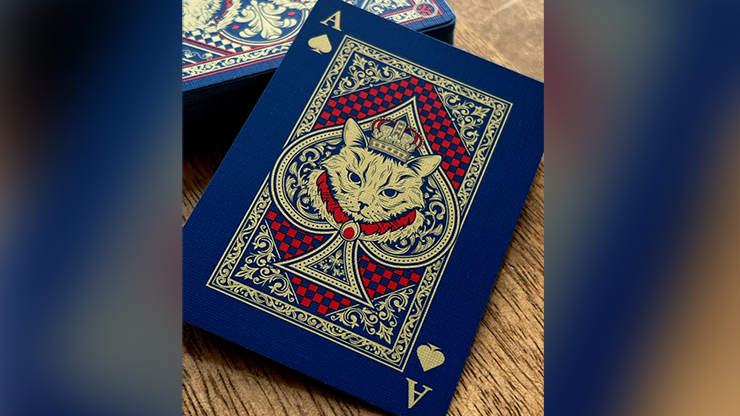 Neko Royal Blue Playing Cards 3 Neko Royal Blue Playing Cards – Image 3