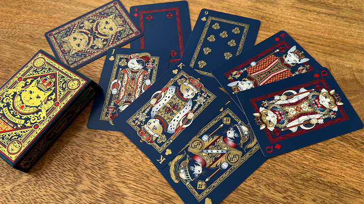 Neko Royal Blue Playing Cards 4 Neko Royal Blue Playing Cards – Image 4