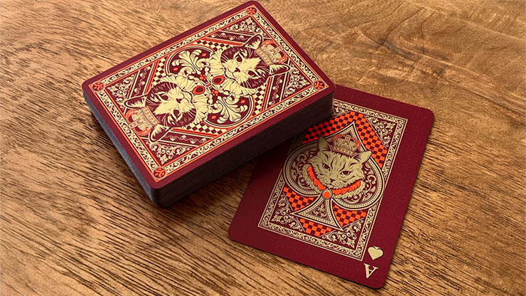 Neko Royal Red Playing Cards 3 Neko Royal Red Playing Cards – Image 3
