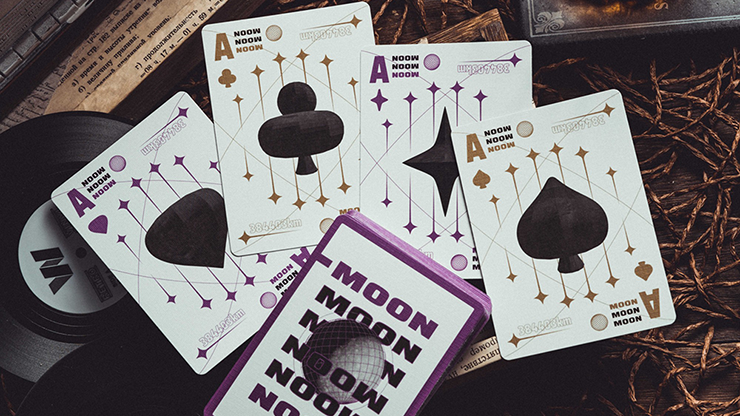 Moon (White) Playing Cards 2 Moon (White) Playing Cards – Image 2