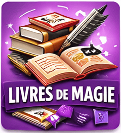 Livres de magie pour enfants avec accessoires pour spectacles magiques.