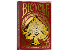 Bicycle Dragon Red Playing Cards by US Playing Card Co – article de magie | Abracadabreizh
