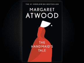 Image d'une couverture de livre "The Handmaid's Tale" de Margaret Atwood.