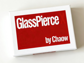 Boîte de jeu de magie Glass Pierce X par Chaow, illusion pour spectacles.