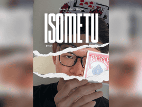 Jeu de magie Isometu bleu avec cartes Bicycle, illusion visuelle captivante.