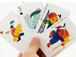 Illustration Poker Playing Cards