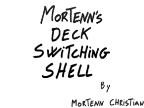 Mortenn's Deck Switching Shell (Red) by Mortenn Christiansen and CrazyJokers 1 Boîte de changement de paquet Mortenn's Deck Switching Shell en bleu.