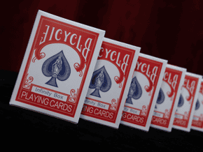 Coffret de cartes à jouer Infinity Box (Bleu) pour magie et illusions.