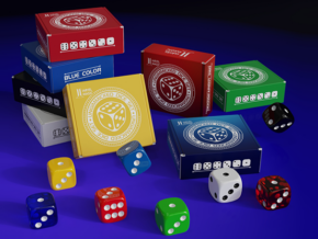 Regular Dice Set (9 Normal Dice) by IARVEL Magic (White) 1 Regular Dice Set (9 Normal Dice) by IARVEL Magic (White) – article de magie | Abracadabreizh