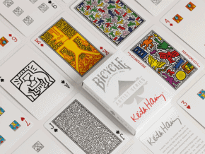 Bicycle Keith Haring (Box Set Red and Blue) Playing Cars by US Playing Cards