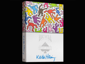Bicycle Keith Haring (Box Set Red and Blue) Playing Cars by US Playing Cards – article de magie | Abracadabreizh