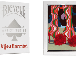 Bicycle Bijou Karman Purp/Red Box Set by US Playing Cards