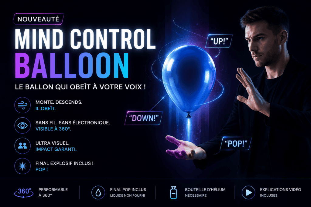 Mind Control Balloon – Ballon flottant contrôlé par la voix ...