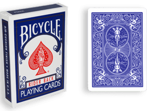 Jeu de cartes Bicycle Rider Back pour magie et jeux de cartes.