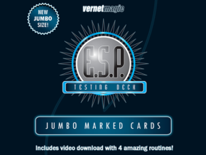 E.S.P. Jumbo Testing Cards (Gimmicks and Online Instructions) by Vernet Magic - Trick – article de magie | Abracadabreizh