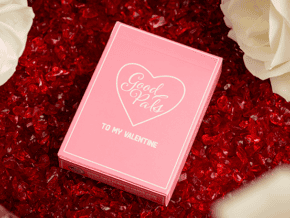 Pochette de magie "Good Vibes" pour la Saint-Valentin, idéale pour surprendre avec un tour magique r.