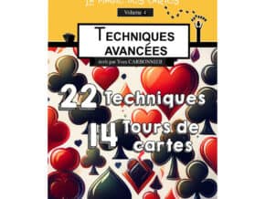 Cartes à jouer avec motifs de piques, cœurs, carreaux et trèfles pour illusions.