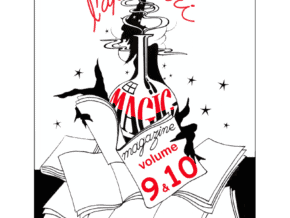 Une bouteille de magie avec un livre ouvert et des étoiles, illustrant la magie et la magie dans un.