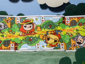 Bicycle Paper Royals Red Riding Hood Playing Cards by RunIt Decks