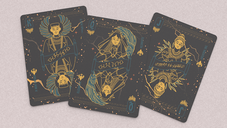 Frankenstein Series Egypt Edition (Gilded) Playing Cards 5 Frankenstein Series Egypt Edition (Gilded) Playing Cards – Image 5