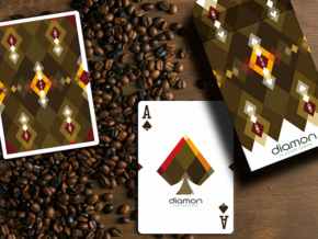Diamon Playing Cards NÂ° 27 Dark Roast by Dutch Card House Company – article de magie | Abracadabreizh