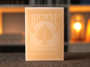 Bicycle Pastel Yellow Playing Cards – article de magie | Abracadabreizh