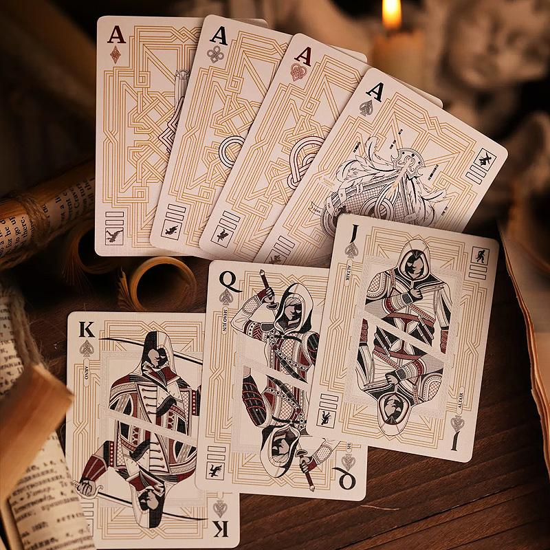 Assassin's Creed Legacy Playing Cards - White Hidden Blade Edition – Image 6