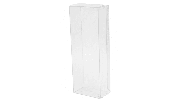Boîte en plastique transparent pour 4 decks de cartes de magie.