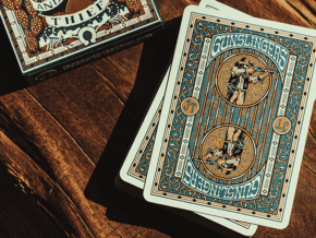 Gunslingers Poker (Blue) Playing Cards