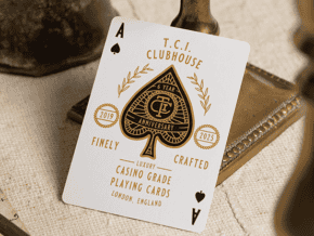 TCI Clubhouse (Black) Playing Cards