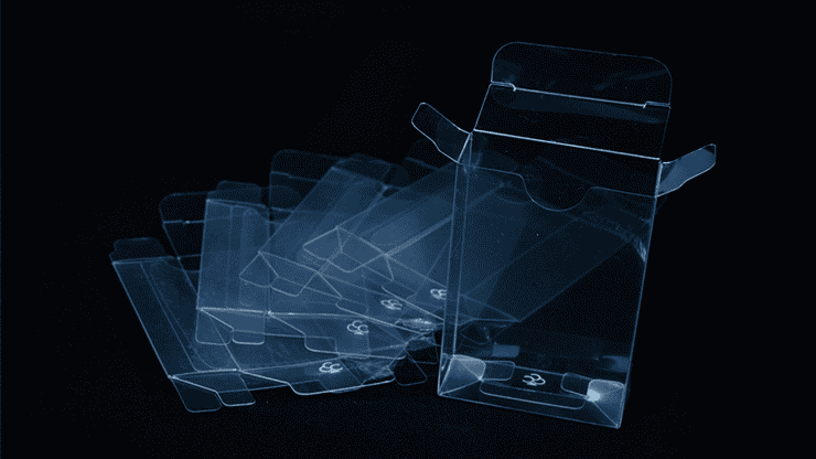 Ensemble de 5 étuis transparents pour cartes de jeu ou magie.