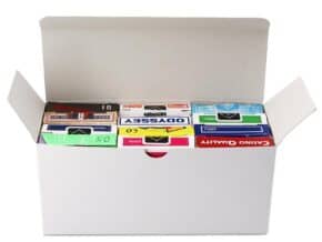 Box for 12 decks - White – article de magie | Abracadabreizh